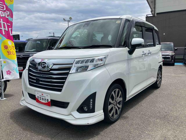 トールカスタムＧ　ターボ　ＳＡII２ＷＤ　ＣＶＴ　１０００ｃｃ　７インチナビ　パノラマモニター　ＥＴＣ車載器　両側電動スライドドア　衝突被害軽減ブレーキ　横滑り防止機能　アイドリングストップ　プッシュボタンスタート（福島県）の中古車