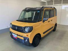 スペーシアギア 中古車 ハイブリッドＸＺ衝突被害軽減ブレーキ　横滑り防止装置　アイドリングストップ　両側電動スライドドア　キーフリーシステム　オートエアコン　オートライト　アルミホイール　ベンチシート　エアバッグ　電動格納式ドアミラー