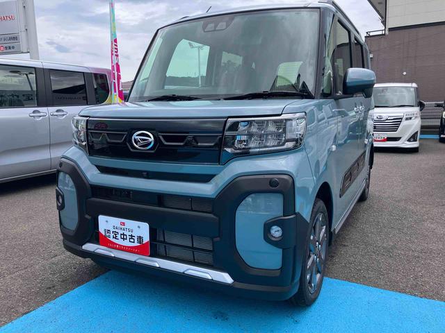 タントファンクロスターボリミテッド４ＷＤ　ＣＶＴ　６６０ｃｃ　ディスプレイオーディオ　パノラマモニター　ＥＴＣ車載器　前席シートヒーター　両側電動スライドドア　クルーズコントロール　衝突被害軽減ブレーキ　横滑り防止機能（福島県）の中古車