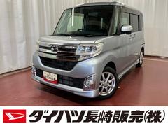 タント 中古車 カスタムＸ　ＳＡ下取車　ナビ　バックカメラ　Ｂｌｕｅｔｏｏｔｈ　ＥＴＣ　スマートキー　記録簿　盗難防止アラーム　衝突被害軽減システム　オートライト　ＬＥＤヘッドランプ　電動格納式ドアミラー　アルミホイール