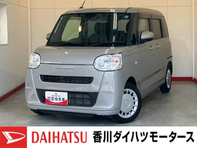 ムーヴキャンバスセオリーX ドラレコ ETC 両側パワースライドドア純正ドライブレコーダー 純正ETC 両側パワースライドドア ワンオーナー スマートキー サイド・カーテンシールドエアバッグ 電動格納ミラー オーディオレス ワンオーナー スマートキー(香川県)の中古車