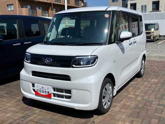 タントＸ１４インチフルホイールキャップ　フルＬＥＤヘッドランプ　オート格納式カラードドアミラー　左側パワースライドドア　ＴＦＴカラーマルチインフォメーションディスプレイ　フルファブリックシート（静岡県）の中古車