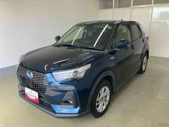 ロッキー 中古車 Ｘ　ＨＥＶ衝突被害軽減ブレーキ　横滑り防止装置　オートマチックハイビーム　ステアリングスイッチ　オートライト　キーフリーシステム　オートエアコン　バックカメラ　マット　ディスプレイオーディオ　ＣＶＴ　ＬＥＤ