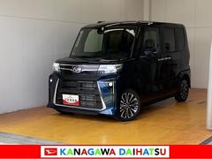 タント 中古車 カスタムＲＳサポカーＳワイド適合　パノラマモニター対応　ミラクルオープンドア　両側オートスライドドア　電動パーキングブレーキ　ステアリングスイッチ　シートヒーター　オートエアコン　コーナーセンサー　キーフリー