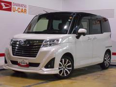 トール 中古車 カスタムＧ　ターボ　ＳＡ３　純正ナビ　ドライブレコーダー装着２０２０年モデル　ダイハツ純正９インチプレミアムメモリーナビ　ドライブレコーダー　バックモニター　ＥＴＣ車載器　装着車