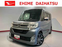 タント 中古車 カスタムＲＳ　ＳＡ両側電動スライドドア　オートライト　ＬＥＤヘッドライト　プッシュスタート　アイドリングストップ　ベンチシート　電動格納ドアミラー　キーフリーシステム　オーディオレス車　バックカメラ装着車　後席モニタ付