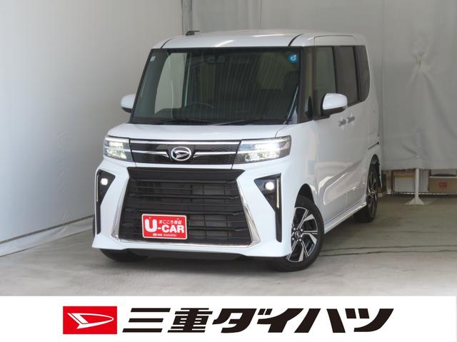 タントカスタムＸリミテッド　オートエアコン　ＥＴＣ　１年間無料保証電動パーキングブレーキ　コーナーセンサー　ＢＴ　電格ミラー　　ワンオーナー　Ｂカメラ　両側パワースライドドア　運転席・助手席シートヒーター　アイドリングＳ　純正９型ディスプレイオーディオ　キーフリー（三重県）の中古車