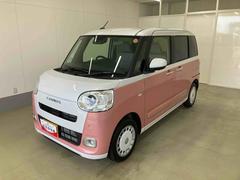ムーヴキャンバス 中古車 ストライプスＧ衝突被害軽減ブレーキ　横滑り防止装置　オートマチックハイビーム　アイドリングストップ　ステアリングスイッチ　オートライト　キーフリーシステム　オートエアコン　両側電動スライドドア　純正ホイールキャップ