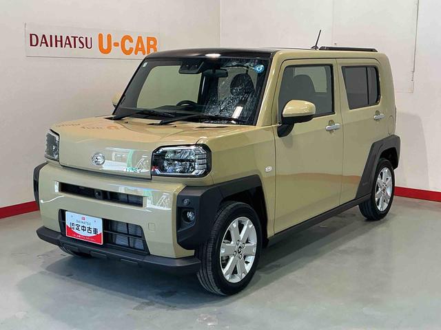 タフトGディスプレイオーディオ 前後ブレーキサポート パノラマモニター対応 コーナーセンサー付き 運転席シートヒーター スカイルーフ 電動格納ミラー スマートキー 車線逸脱防止 オートライト(栃木県)の中古車