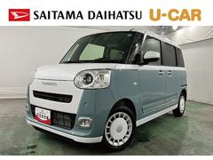 ムーヴキャンバス 中古車 ストライプスＧ　走行３５２８キロ／クリアランスソナー１年保証・走行距離無制限　サイドエアバック　クリアランスソナー　オートマチックハイビーム　オートライト　ＬＥＤヘッドライト　ベンチシート　シートヒーター　両側電動スライドドア