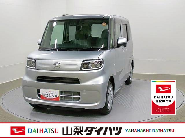 タントＬ　４ＷＤ　純正ナビ　Ｂモニタースマートアシスト・ＬＥＤヘッドライト・プッシュボタンスタート・オートエアコン・左右スライドドア手動・足踏み式パーキングブレーキ・スーパーＵＶ＆ＩＲカットガラス（Ｆウィンドウ）（山梨県）の中古車
