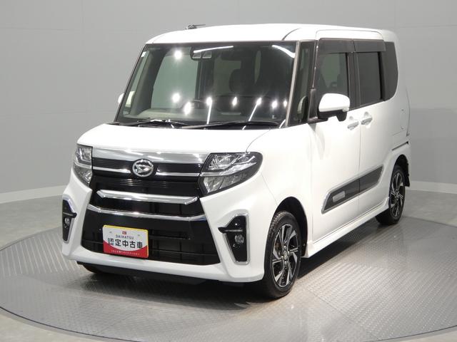 タントカスタムXセレクション4WD 純正ナビ パノラマモニター 両側電動スライドドア シートヒーター フルセグTV Bluetooth LEDヘッドライト クリアランスソナー(岩手県)の中古車