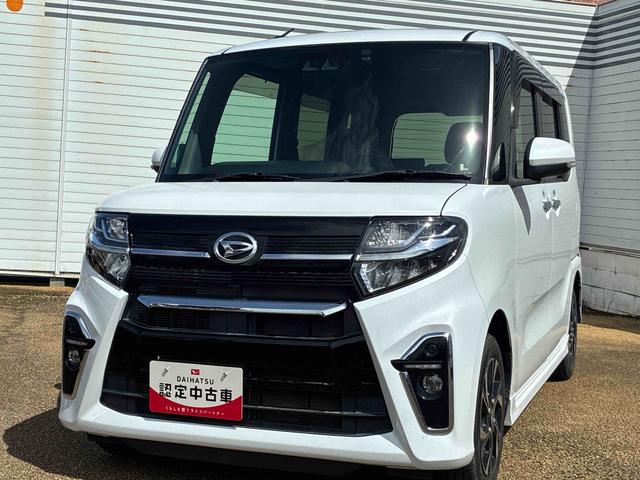 タントカスタムＸインパネシフト　プッシュスタートスイッチ　電子カードキー　両側電動スライドドア　衝突低減ブレーキ　レーンキープアシスト　オートマチックハイビーム　アルミホイール　ＡＢＳ　シートヒーター（鹿児島県）の中古車