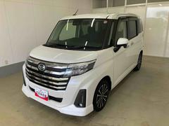 トール 中古車 カスタムＧ　ターボ衝突被害軽減ブレーキ　横滑り防止装置　オートマチックハイビーム　アイドリングストップ　ステアリングスイッチ　オートライト　キーフリーシステム　オートエアコン　両側電動スライドドア　純正アルミホイール