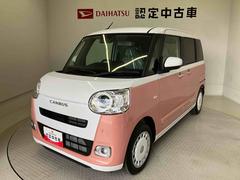 ムーヴキャンバス 中古車 ストライプスＧスマートアシスト搭載　後席両側電動スライドドア　バックカメラ付き　オートエアコン　オートライト　キーフリー　アイドリングストップ　ＡＢＳ　電動ドアミラー