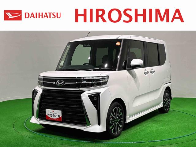 タントカスタムＲＳ　ディスプレイオーディオ　バックモニター　ＥＴＣＬＥＤオートライト　パワースライドドアウェルカムオープン機能　オート電動格納式ドアミラー　助手席ロングスライド　助手席イージークローザー　アルミホイール　キーフリーシステム（広島県）の中古車