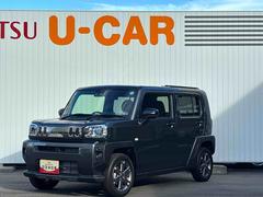 タフト 中古車 Ｇ　ダーククロムベンチャーインパネシフト　プッシュスタートスイッチ　電子カードキー　電動パーキングブレーキ　ディスプレイオーディオ　衝突回避支援システム　車線逸脱警報装置　アルミホイール　ガラスルーフ　ハイビームアシスト