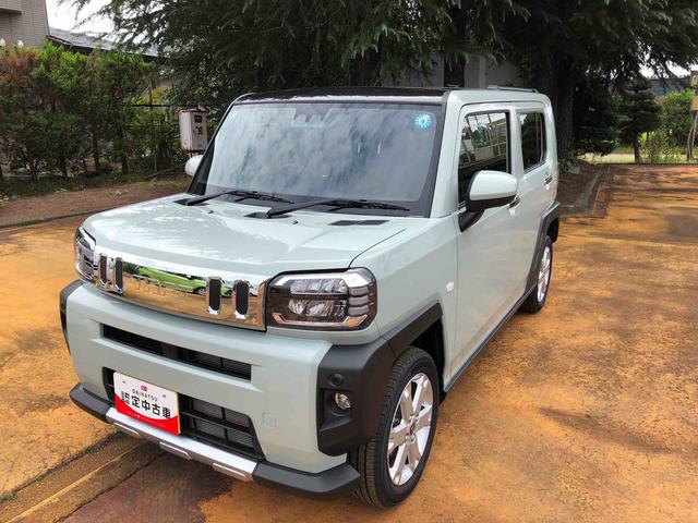 タフトG クロムベンチャー 4WD 走行距離8396km4WD スマートアシスト プッシュボタンスタート キーフリーシステム 電動パーキングブレーキ フロントフォグランプ アルミホイール オートエアコン(山形県)の中古車