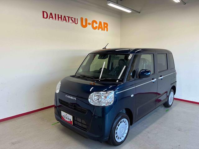 ムーヴキャンバスセオリーＸ４ＷＤ　オーディオレス　ハロゲンヘッドライト　両側電動スライドドア　バックカメラ　ステアリングスイッチ　オートエアコン／ライト／ハイビーム／電動ドアミラー　チルトステアリング　運転席シートリフター（秋田県）の中古車
