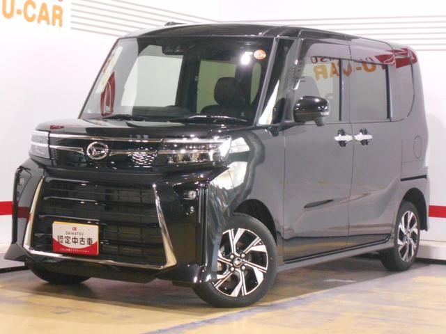 タントカスタムX 4WD 9インチディスプレイオーディオ装着パノラマモニター装着車(福井県)の中古車