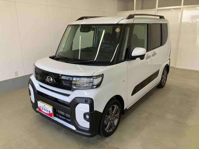 タントファンクロスターボリミテッド衝突被害軽減ブレーキ 横滑り防止装置 オートマチックハイビーム アイドリングストップ ステアリングスイッチ オートライト キーフリーシステム オートエアコン 両側電動スライドドア 純正アルミホイール(岐阜県)の中古車