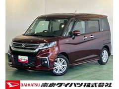 ソリオ 中古車 ハイブリッドＭＺナビ　ドラレコ　ＥＴＣ　コ−ナ−センサ−　衝突被害軽減ブレーキ　アイドリングストップ機能　片側電動スライドドア　パノラマモニタ−