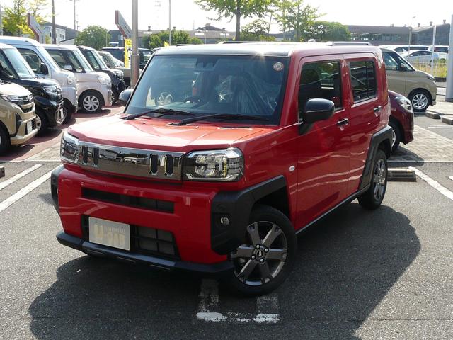 タフトＧ　ダーククロムベンチャーキーフリーシステム　スモークガラス　セキュリティアラーム　走行距離２ｋｍ（福岡県）の中古車