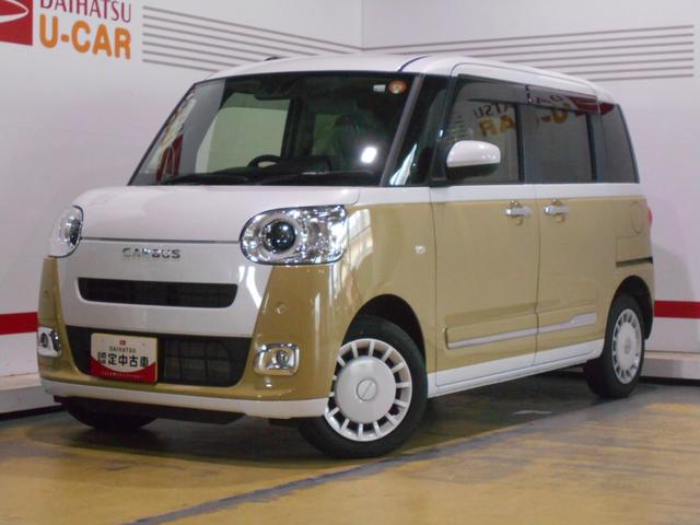 ムーヴキャンバスストライプスG 4WD 9インチディスプレイオーディオ装着パノラマモニター装着車(福井県)の中古車