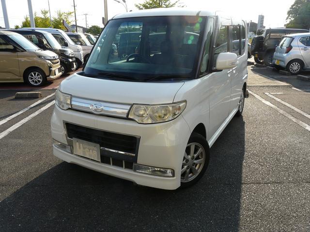 タントカスタムＸリミテッドスモークガラス　セキュリティアラーム　走行距離１４７．７３５ｋｍ（福岡県）の中古車