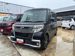 タント 中古車 カスタムＲＳ　トップエディションＳＡＩＩ１５インチアルミホイール　キーフリーシステム　両側パワースライドドア　オートエアコン（プッシュ式）　ＬＥＤヘッドラン　本革巻ステアリングホイール
