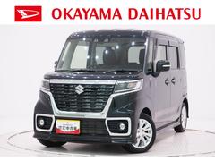 スペーシアカスタム 中古車 ハイブリッドＧＳシートヒーター　左側パワースライドドア　オートライト　キーフリー　アイドリングストップ　ディスプレイオーディオ　ＵＳＢ入力端子　電動格納式ドアミラー　ティーゼットデオプラス