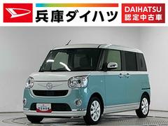 ムーヴキャンバス 中古車 Ｇメイクアップ　ＳＡＩＩＩ　禁煙　ナビＴＶ　ＥＴＣ　両側電動１年保証　禁煙車　ナビＴＶ　バックカメラ　ＥＴＣ　両側電動スライドドア　ＵＳＢ接続　Ｂｌｕｅｔｏｏｔｈ　オートハイビーム　ＬＥＤヘッドライト　プッシュスタート　横滑り防止装置　１４インチアルミホイール