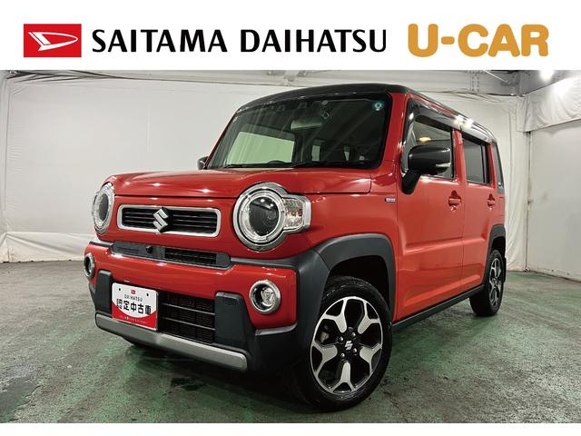 ハスラーハイブリッドＸターボ　タバコ臭／走行８５８７９キロ／ナビ１年保証距離無制限　走行距離８５８７９キロ　メモリーナビ　全周囲カメラ　ドラレコ　純正マット　サイドエアバッグ　ＬＥＤヘッドランプ　アイドリングストップ　シートヒーター　電動格納式ドアミラー（埼玉県）の中古車