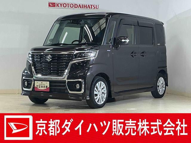 スペーシアカスタムハイブリッドＧＳ　ワンオーナー　ナビ　バックカメラ　ドラレコワンオーナー　ナビ　バックカメラ　ドラレコ　ＥＴＣ　片側パワースライドドア　運転席シートヒーター　リアコーナーセンサー　Ｂｌｕｅｔｏｏｔｈ　ＤＶＤ再生　フルセグＴＶ　スマートキー　横滑り防止装置（京都府）の中古車