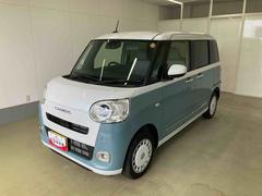 ムーヴキャンバス 中古車 ストライプスＧ衝突被害軽減ブレーキ　横滑り防止装置　オートマチックハイビーム　アイドリングストップ　ステアリングスイッチ　オートライト　キーフリーシステム　オートエアコン　両側電動スライドドア　純正ホイールキャップ