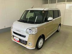 ムーヴキャンバス 中古車 ストライプスＧ衝突被害軽減ブレーキ　横滑り防止装置　オートマチックハイビーム　アイドリングストップ　ステアリングスイッチ　オートライト　キーフリーシステム　オートエアコン　両側電動スライドドア　純正ホイールキャップ