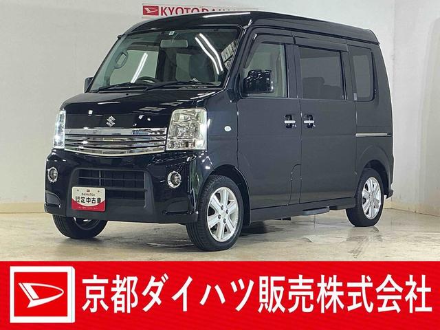エブリイワゴンＰＺターボスペシャル　ナビ　ＥＴＣ　両側パワースライドドアナビ　ＥＴＣ　両側パワースライドドア　オートステップ　ワンセグＴＶ　ＨＩＤヘッドライト　キーレス　フォグライト　ドアバイザー　電動格納ドアミラー　１２Ｖ電源ソケット　１４インチ純正アルミホイール（京都府）の中古車