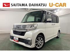 タント 中古車 カスタムＸ　ＳＡＩＩ　走行４６６７１キロ／ナビ／バックカメラ１年保証距離無制限　走行距離４６６７１キロ　フルセグナビ　バックカメラ　純正マット　助手席エアバッグ　ＬＥＤヘッドランプ　アイドリングストップ　片側電動スライドドア　オート格納式ドアミラー