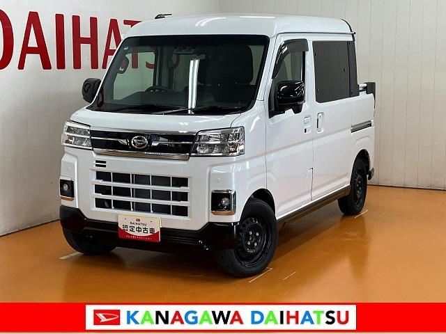 アトレーアトレーデッキバン Bカメラ ACC Pスタート キーフリーサポカーSワイド適合 Bカメラ 全車速追従機能付ACC ステアリングスイッチ USB入力端子 Pスタート 両側オートスライドドア 誤発進抑制装置 横滑り防止機能 デジタルインナーミラー キーフリー(神奈川県)の中古車
