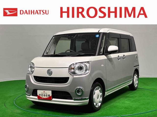 ムーヴキャンバスＧメイクアップＶＳ　ＳＡIII　ナビ　ドライブレコーダーＬＥＤヘッドランプ・フォグランプ　置き楽ボックス　オートライト　プッシュボタンスタート　セキュリティアラーム　パノラマモニター対応カメラ　両側パワースライドドア（広島県）の中古車