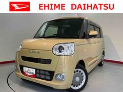 ムーヴキャンバス 中古車 セオリーＧプッシュスタート　両側電動スライドドア　横滑り防止装置　コーナーセンサー　アイドリングストップ　オートライト　ＬＥＤヘッドライト　フロントフォグランプ　ベンチシート　運転席・助手席シートヒーター