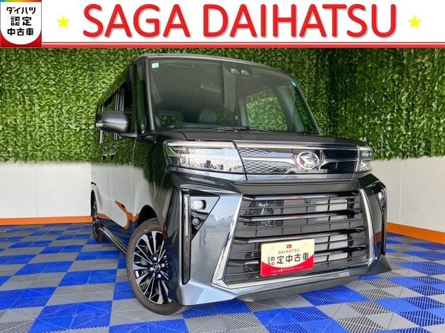 タントカスタムＲＳ両側電動スライドドア・プッシュボタンスタート・ステアリングスイッチ・オートエアコン・キーフリー・コーナーセンサー・シートヒーター・パワーウィンドウ（佐賀県）の中古車