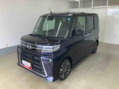 タント 中古車 カスタムＲＳリミテッド衝突被害軽減ブレーキ　横滑り防止装置　オートマチックハイビーム　アイドリングストップ　ステアリングスイッチ　オートライト　キーフリーシステム　オートエアコン　両側電動スライドドア　純正アルミホイール