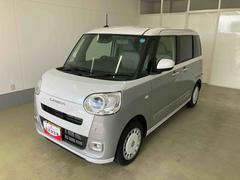 ムーヴキャンバス 中古車 ストライプスＧ衝突被害軽減ブレーキ　横滑り防止装置　オートマチックハイビーム　アイドリングストップ　ステアリングスイッチ　オートライト　キーフリーシステム　オートエアコン　両側電動スライドドア　純正ホイールキャップ