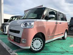 ムーヴキャンバス 中古車 ストライプスＧ　４ＷＤ　走行距離２１１２ｋｍ４ＷＤ　スマートアシスト　プッシュボタンスタート　キーフリーシステム　９インチディスプレイオーディオ　電動パーキングブレーキ　フロントフォグランプ　オートエアコン