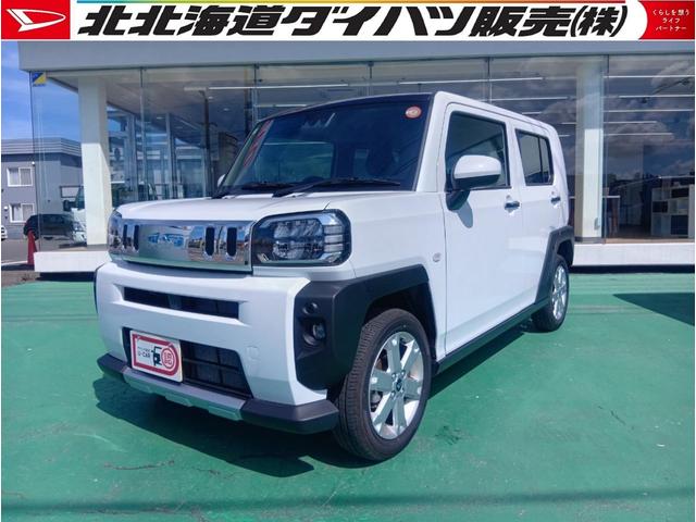 タフトG クロムベンチャー4WD ガラスルーフ LEDヘッドライト オートライト オートエアコン オーディオレス 運転席助手席シートヒーター 前後コーナーセンサー アイドリングストップ アルミホイール VSC(横滑り抑制機能)(北海道)の中古車