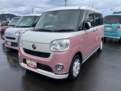 ムーヴキャンバス 中古車 Ｇメイクアップリミテッド　ＳＡＩＩＩ１４インチフルホイールキャップ　キーフリーシステム　両側パワースライドドア　オートエアコン（プッシュ式）　オートライト　置きラクボックス