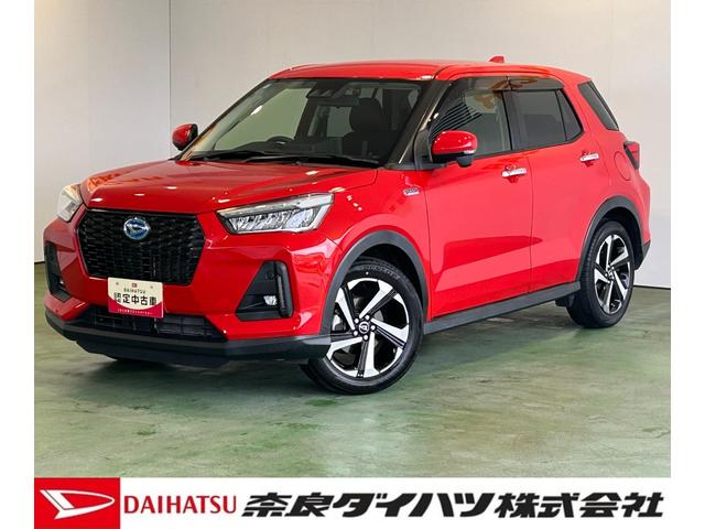 ロッキープレミアムG HEVナビ ドラレコ ETC コ−ナ−センサ− 衝突被害軽減ブレーキ フロントシ−トヒ−タ− テレビキャンセラー 全車速追従機能付ACC 電動パーキング プッシュボタンスタ−ト パノラマモニタ−(奈良県)の中古車