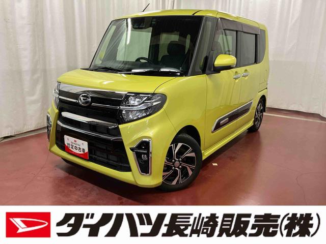 タントカスタムＸスタイルセレクション下取車　ナビ　バックカメラ　両側電動スライドドア　フルセグＴＶ　シートヒーター　スマートキー　プッシュスタート　ＬＥＤヘッドランプ　前後ドライブレコーダー　衝突被害軽減システム　衝突安全ボディ（長崎県）の中古車