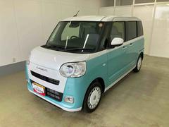 ムーヴキャンバス 中古車 ストライプスＧ衝突被害軽減ブレーキ　横滑り防止装置　オートマチックハイビーム　アイドリングストップ　ステアリングスイッチ　オートライト　キーフリーシステム　オートエアコン　両側電動スライドドア　純正ホイールキャップ